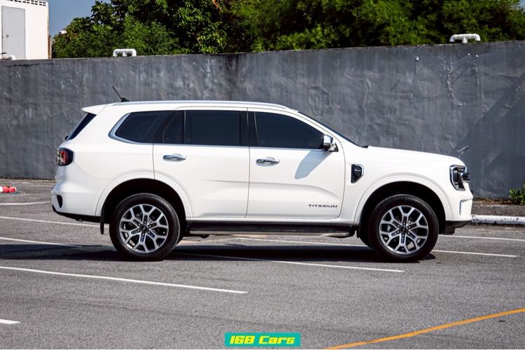 Ford Everest 2023 2.0 Bi-Turbo Titanium Utility-car ดีเซล เกียร์อัตโนมัติ ขาว รูปที่ 3