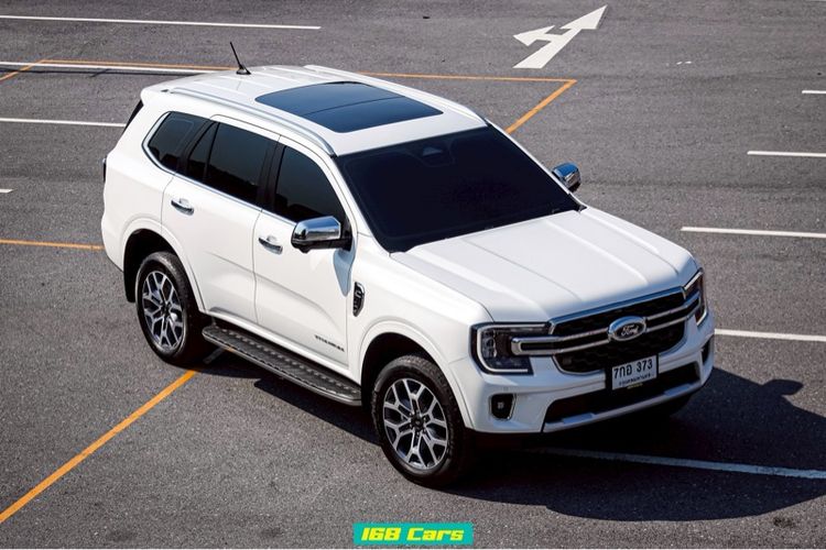 รถ Ford Everest 2.0 Bi-Turbo Titanium สี ขาว