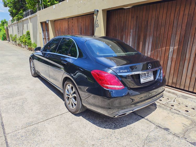 Mercedes-Benz C-Class 2016 C200 Sedan เบนซิน ไม่ติดแก๊ส เกียร์อัตโนมัติ ดำ รูปที่ 4