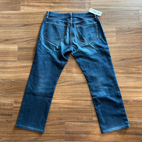 👖★ UNIQLO  Deep Blue Indigo Jeans ★ ของแท้ ทรง Straight Fit รูปที่ 5