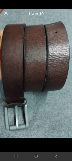 เข็มขัดหนัง Banana Republic (Made in USA) เอว 32 ถึง 36 กว้าง 1.1 ยาวรวมหัว 41. 7
