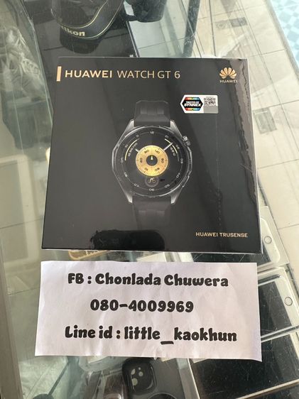 สแตนเลส ดำ Huawei Watch GT6 46mm Black เครื่องใหม่ ศูนย์ไทย ไม่แกะกล่อง ราคาถูก (นิคมลำพูน)