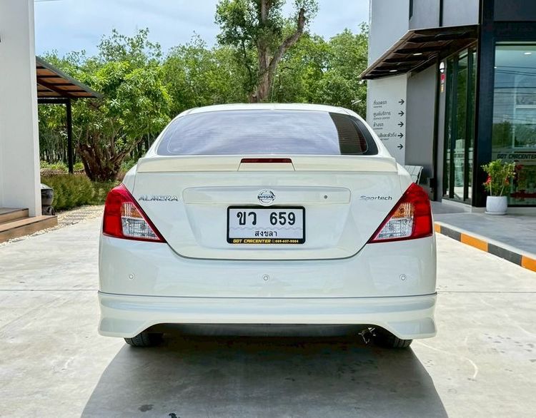 Nissan Almera 2019 1.2 E Sedan เบนซิน ไม่ติดแก๊ส เกียร์อัตโนมัติ ขาว รูปที่ 4