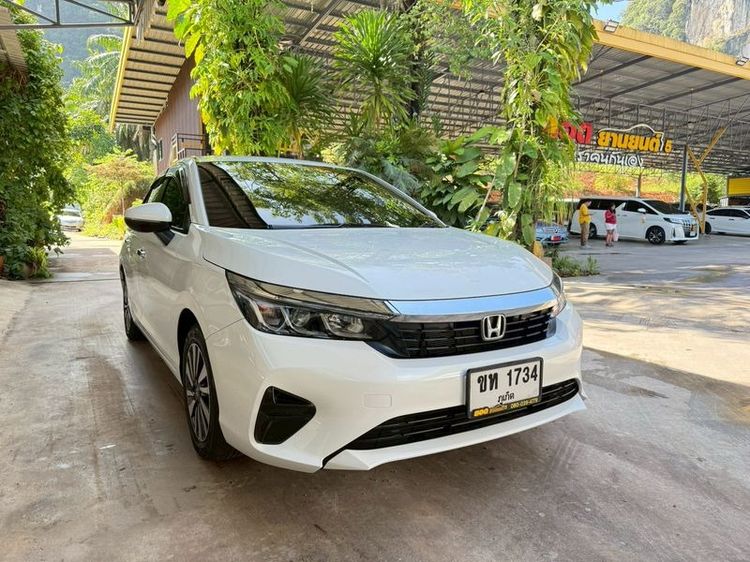 Honda City 2023 1.0 SV Sedan เบนซิน ไม่ติดแก๊ส เกียร์อัตโนมัติ ขาว รูปที่ 3