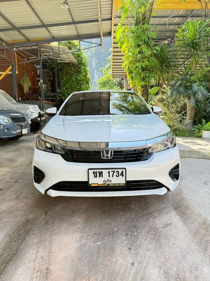 Honda City 2023 1.0 SV Sedan เบนซิน ไม่ติดแก๊ส เกียร์อัตโนมัติ ขาว รูปที่ 2