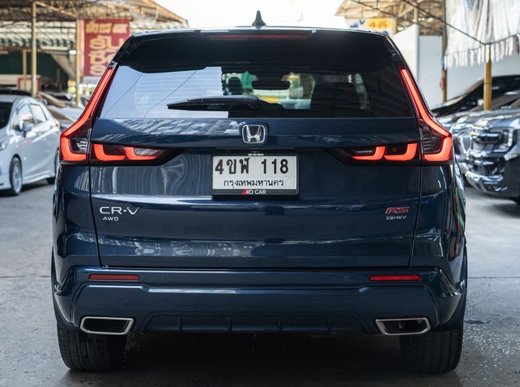 Honda CR-V 2023 2.0 eHEV RS 4WD Utility-car ไฮบริด ไม่ติดแก๊ส เกียร์อัตโนมัติ น้ำเงิน รูปที่ 4