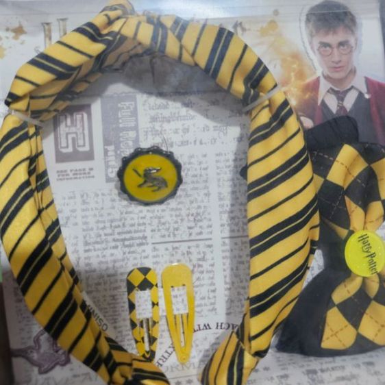 Harry Potter Hair Accessories Set - Hufflepuff  x Miniso  รูปที่ 7