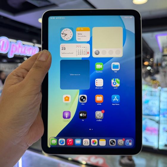 Apple 128 GB iPad mini7 128GB WiFi เครื่องศูนย์ โมเดลTH สภาพสวยมากๆ จอ8.3นิ้ว ชิป A17 Pro สุขภาพแบต98 🔥🔥