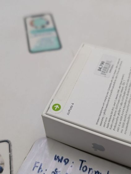 ขาย เทิร์น AirPods 4 ศูนย์ไทย ของใหม่มือ 1 เพียง 3,290 บาท เท่านั้น ครับ  รูปที่ 3