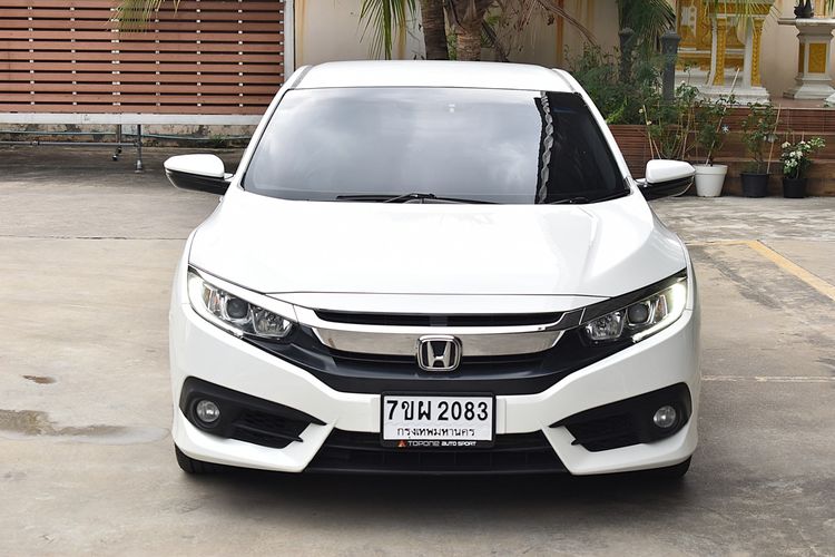 Honda Civic 2018 1.5 Turbo EL Sedan เบนซิน ไม่ติดแก๊ส เกียร์อัตโนมัติ ขาว รูปที่ 2