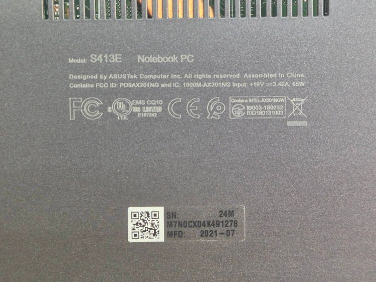 ASUS VivoBook S14 S413E Intel Core i3 Gen 11 RAM 8GB SSD 512GB จอ 14 นิ้ว FHD พร้อมอะแดปเตอร์และกระเป๋า รูปที่ 2