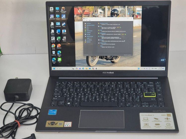 อื่นๆ อื่นๆ อื่นๆ ไม่ใช่ ASUS VivoBook S14 S413E Intel Core i3 Gen 11 RAM 8GB SSD 512GB จอ 14 นิ้ว FHD พร้อมอะแดปเตอร์และกระเป๋า