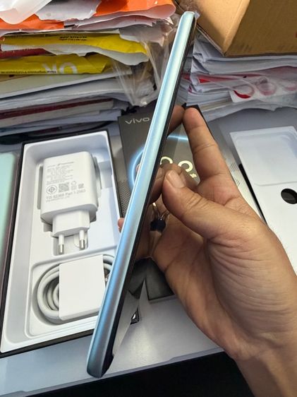 Vivo V60 256gb light blue สวยครบกล่อง รูปที่ 3