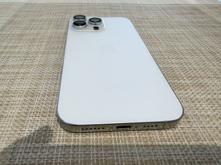 iPhone 16 Pro Max 296 สีขาวแบต 100 ผ่อนได้ รับเทิร์น รูปที่ 2