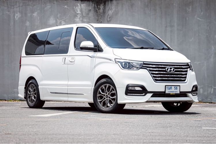 Hyundai H-1 2021 Van ดีเซล ไม่ติดแก๊ส เกียร์อัตโนมัติ ขาว รูปที่ 3