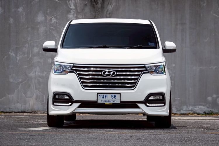 Hyundai H-1 2021 Van ดีเซล ไม่ติดแก๊ส เกียร์อัตโนมัติ ขาว รูปที่ 2