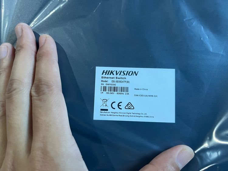 Hikvision DS-3E0524-E(B) 24 Port Gigabit Unmanaged Switch และ Patch Panel 24 Port US-3124A  รูปที่ 6