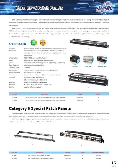 Hikvision DS-3E0524-E(B) 24 Port Gigabit Unmanaged Switch และ Patch Panel 24 Port US-3124A  รูปที่ 10