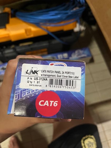 Hikvision DS-3E0524-E(B) 24 Port Gigabit Unmanaged Switch และ Patch Panel 24 Port US-3124A  รูปที่ 9