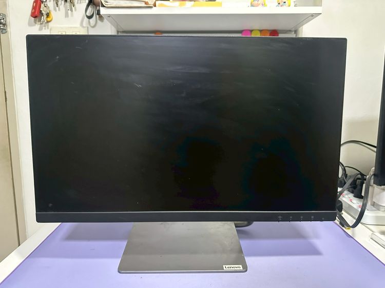 ขายครับ จอคอม Monitor 24 นิ้ว Lenovo Q24i-10 มีลำโพงในตัว