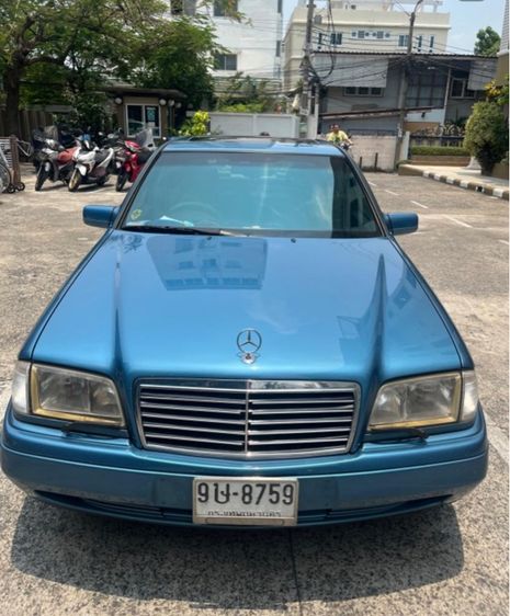 Mercedes-Benz C-Class 1997 C230 Kompressor Sedan เบนซิน ไม่ติดแก๊ส เกียร์อัตโนมัติ ฟ้า รูปที่ 2