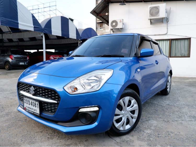 รถ Suzuki Swift 1.2 GL สี ฟ้า