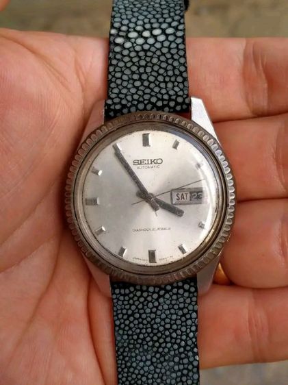 เงิน นาฬิกา Seiko ออโต้ เดินดี ใช้งานปกติ