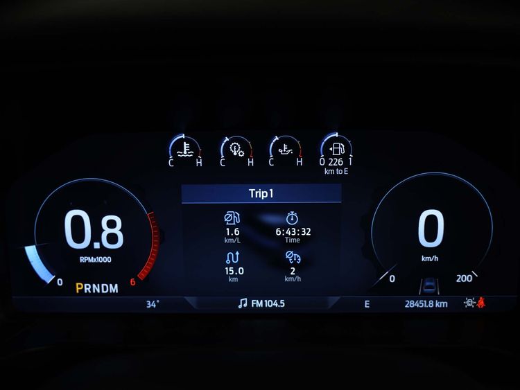 Ford Everest 2024 2.0 Bi-Turbo Titanium+ 4WD Utility-car ดีเซล ไม่ติดแก๊ส เกียร์อัตโนมัติ ขาว รูปที่ 4
