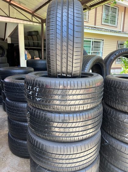 ยาง Dunlop Lm705 195 50 16 เส้น 500 บาท สภาพดี 
