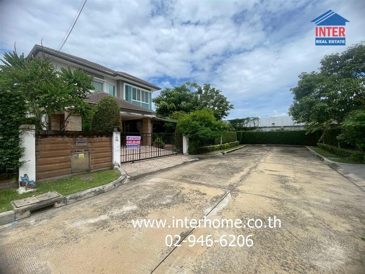 บ้านเดี่ยว 2 ชั้น 109.9 ตร.ว. หมู่บ้านเดอะแกรนด์ วงแหวน-ประชาอุทิศ ซอยเดอะแกรนด์ซอย21 ถนนประชาอุทิศ ถนนเลียบวงแหวนอุตสาหกรรม เขตทุ่งครุ 