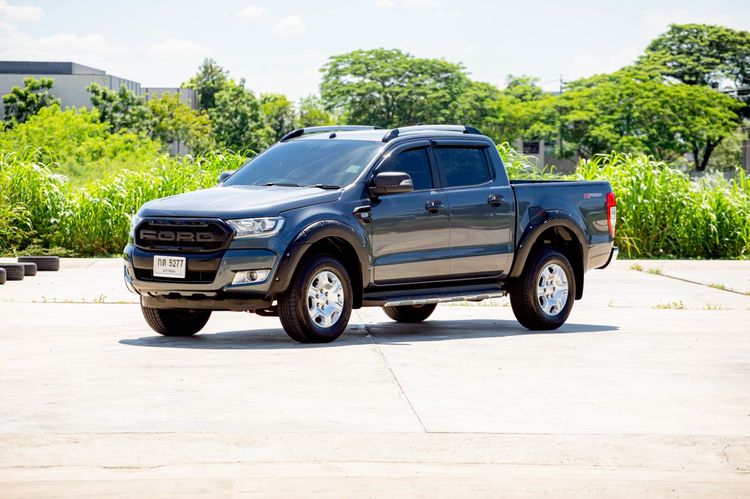 Ford Ranger 2016 2.2 Hi-Rider XLT Pickup ดีเซล ไม่ติดแก๊ส เกียร์อัตโนมัติ เทา รูปที่ 3
