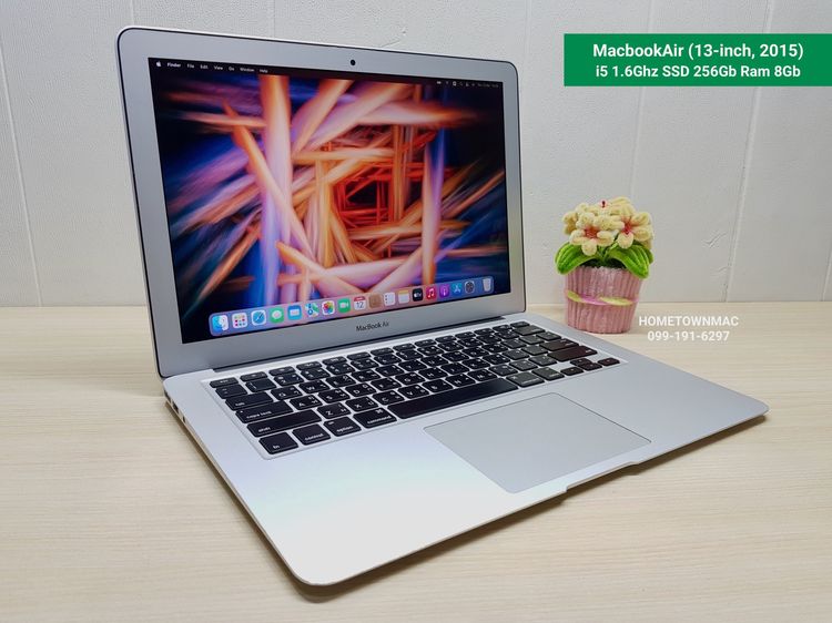 Apple Macbook Air แมค โอเอส 8 กิกะไบต์ อื่นๆ ไม่ใช่ MacbookAir (13-inch, 2015) i5 1.6Ghz SSD 256Gb Ram 8Gb น่าใช้ ราคาสุดคุ้ม