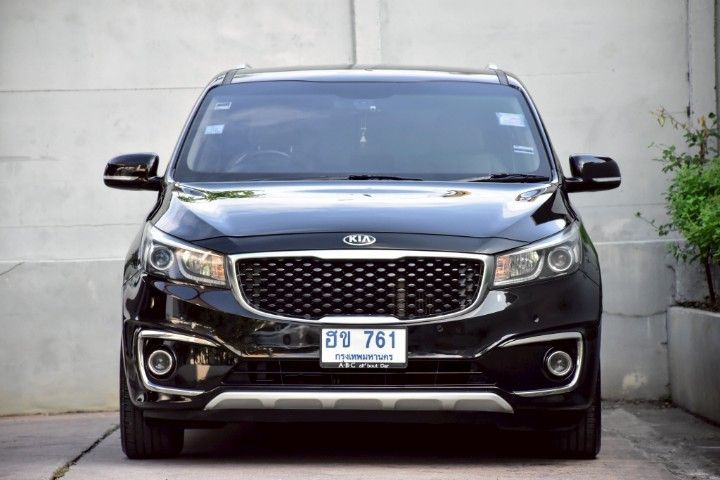Kia Grand Carnival 2018 2.2 EX Utility-car ดีเซล ไม่ติดแก๊ส เกียร์อัตโนมัติ ดำ รูปที่ 3