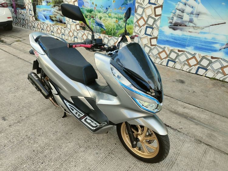 🛵ยังไงก็ขาย PCX 150 ปี 63 เครื่องไม่เดิม สีสวย สตาร์ทมือ ท่อดัง เล่มชุดโอนครบ+เปลี่ยนถ่ายน้ำมันเครื่องฟรี ส่งฟรี 30 กม. รูปที่ 5