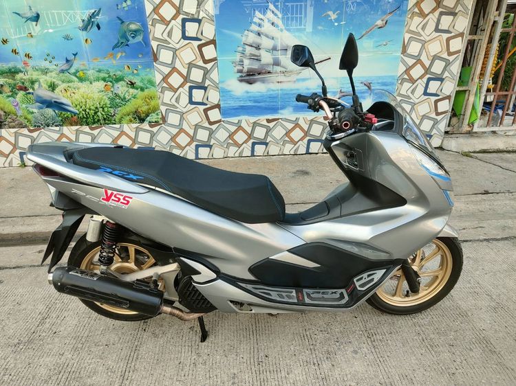 🛵ยังไงก็ขาย PCX 150 ปี 63 เครื่องไม่เดิม สีสวย สตาร์ทมือ ท่อดัง เล่มชุดโอนครบ+เปลี่ยนถ่ายน้ำมันเครื่องฟรี ส่งฟรี 30 กม. รูปที่ 3