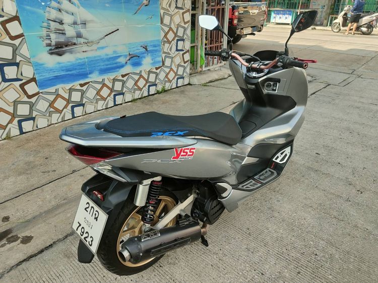 🛵ยังไงก็ขาย PCX 150 ปี 63 เครื่องไม่เดิม สีสวย สตาร์ทมือ ท่อดัง เล่มชุดโอนครบ+เปลี่ยนถ่ายน้ำมันเครื่องฟรี ส่งฟรี 30 กม. รูปที่ 8