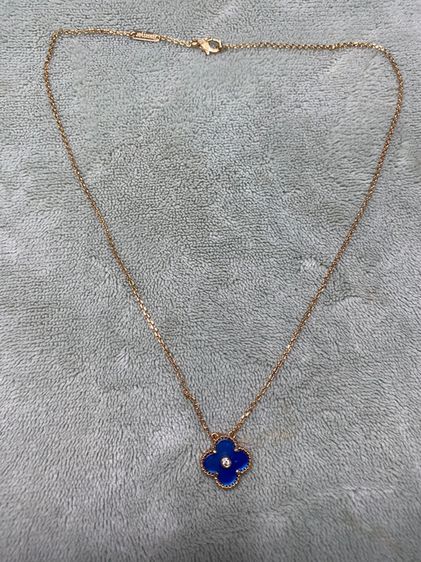 สร้อยคอ VCA  2019 HOLIDAY PENDANT CELESTIAL BLUE SEVRES  DIAMOND(หินแท้💯)
