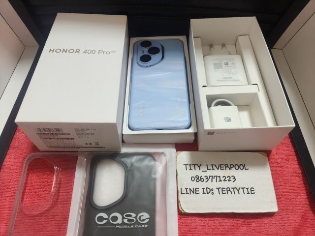ยี่ห้ออื่นๆ 512 GB ขาย Honor 400 Pro 5G สี Tidal Blue เครื่องศูนย์ไทย