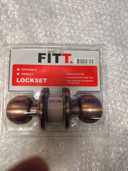 ลูกบิดประตูสเตนเลส,อัลลอยด์,รมดำ FITT รูปที่ 4