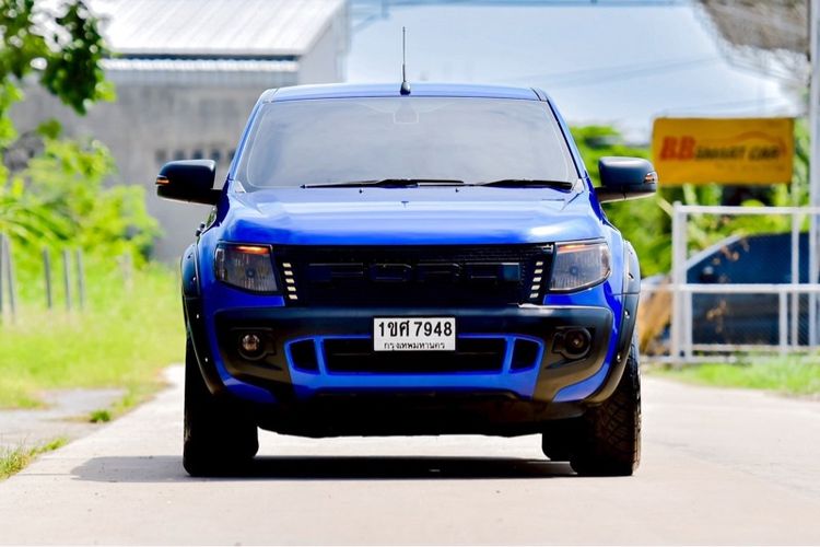 รถ Ford Ranger 2.2 Hi-Rider XLT สี ฟ้า