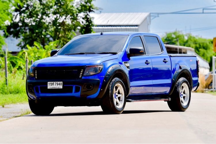 Ford Ranger 2012 2.2 Hi-Rider XLT Pickup ปลั๊กอินไฮบริด (PHEV) ไม่ติดแก๊ส เกียร์อัตโนมัติ ฟ้า รูปที่ 3