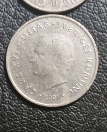 เหรียญ​สวีเดนเก่าน่าสะสม5โครนาปี1982, 1โครนาปี1968,1โครนาปี1973,1โครนาปี2001 รูปที่ 10