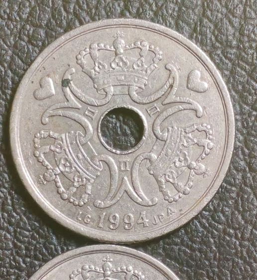 เหรียญ​เก่าน่าสะสมประเทศ​เดนมาร์ก​3เหรียญ, 5โครนปี1994,2โครนปี2006,1โครนปี1992 รูปที่ 6