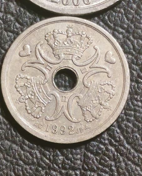 เหรียญ​เก่าน่าสะสมประเทศ​เดนมาร์ก​3เหรียญ, 5โครนปี1994,2โครนปี2006,1โครนปี1992 รูปที่ 8