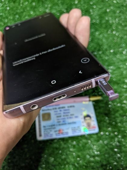 samsung galaxy note 9 ใช้งานได้ปกติแบตเตอรี่เก็บไฟฝาหลังแตกนอกนั้นใช้งานได้ปกตินัดรับได้เขตสายไหมถนนจตุโชติหรือจัดส่งผ่านทางเคอรี่ได้ครับ รูปที่ 6