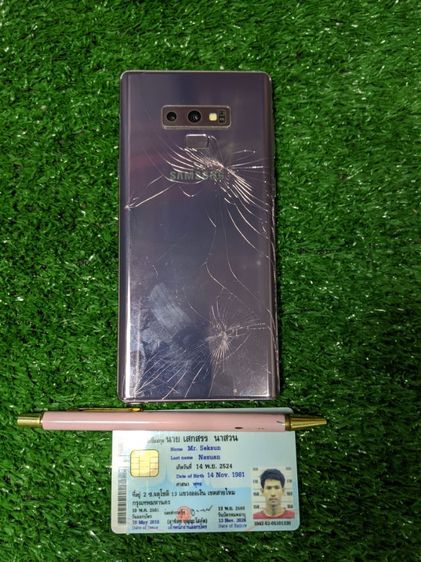 samsung galaxy note 9 ใช้งานได้ปกติแบตเตอรี่เก็บไฟฝาหลังแตกนอกนั้นใช้งานได้ปกตินัดรับได้เขตสายไหมถนนจตุโชติหรือจัดส่งผ่านทางเคอรี่ได้ครับ รูปที่ 10