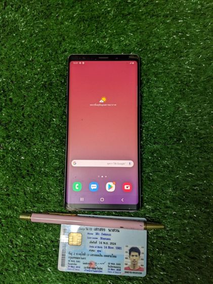 อื่นๆ 128 GB samsung galaxy note 9 ใช้งานได้ปกติแบตเตอรี่เก็บไฟฝาหลังแตกนอกนั้นใช้งานได้ปกตินัดรับได้เขตสายไหมถนนจตุโชติหรือจัดส่งผ่านทางเคอรี่ได้ครับ