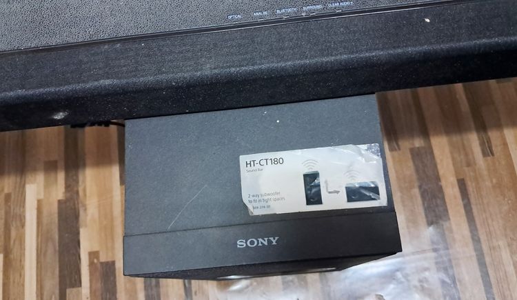 Sold out (งานช่าง)ซาวด์ บาร์ Sony Model SA-CT180 พร้อม ซับวูปเวอร์ รูปที่ 9