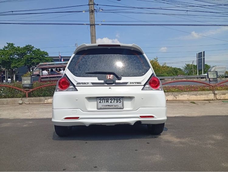 Honda Brio 2014 1.2 V Sedan เบนซิน ไม่ติดแก๊ส เกียร์อัตโนมัติ ขาว รูปที่ 3