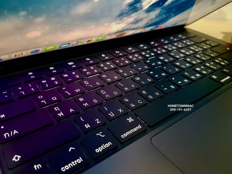 MacbookPro (Retina14-inch, 2024) M4 10-Core CPU 10-Core GPU SSD 512Gb Ram 16Gb สี Space Black สวย ใช้น้อย แบต100 รูปที่ 7